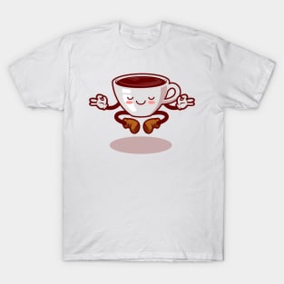 Coffee cup cartoon character T-Shirt